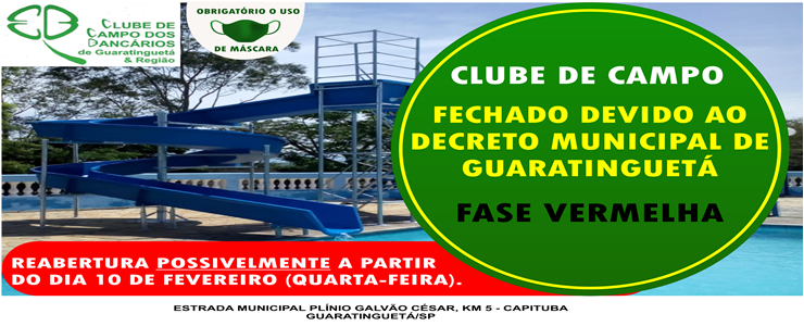 INFORME: CLUBE DE CAMPO DOS BANCÁRIOS img
