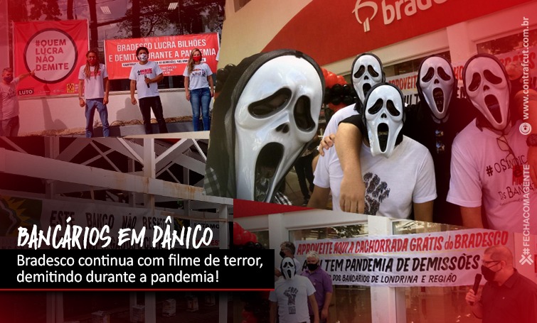 MANIFESTAÇÕES CONTRA DEMISSÕES NO BRADESCO VOLTAM A TOMAR O PAÍS img