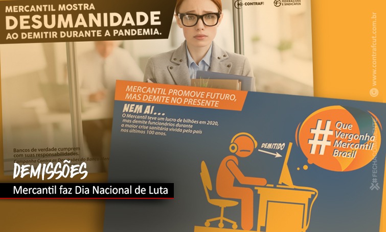 TRABALHADORES FAZEM DIA NACIONAL DE LUTA CONTRA DEMISSÕES NO MERCANTIL img
