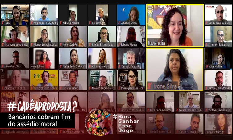 BANCÁRIOS COBRAM PROPOSTA DE COMBATE AO ASSÉDIO MORAL img