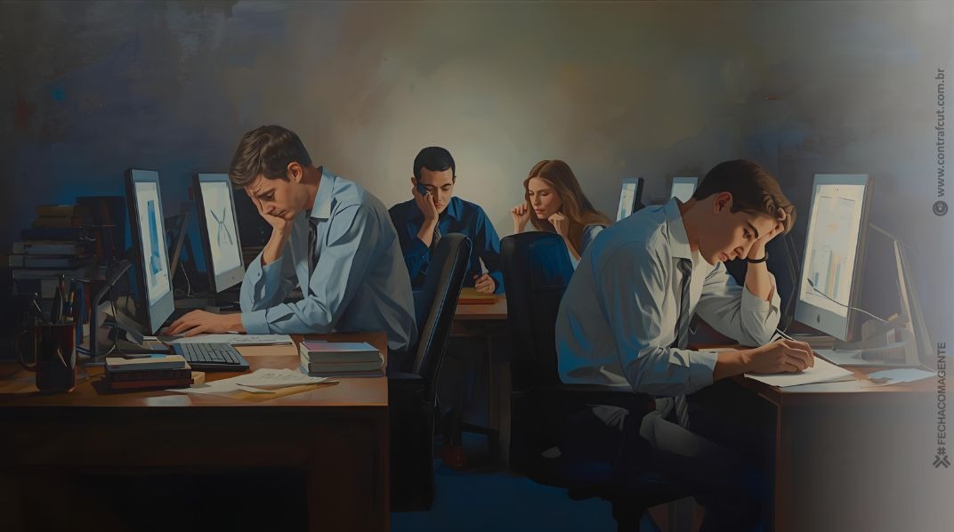 BANCÁRIOS ESTÃO ENTRE AS CATEGORIAS COM MAIS AFASTAMENTOS NO INSS POR ADOECIMENTO MENTAL img