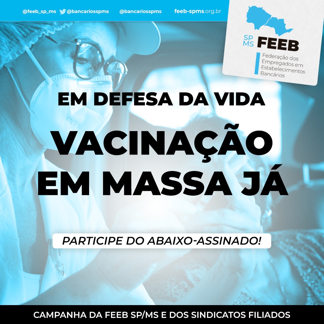 ABAIXO-ASSINADO PELA INCLUSÃO DA CATEGORIA COMO GRUPO PRIORITÁRIO NA VACINAÇÃO img